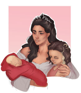 Elia Martell and her children by Rae Lavergne©