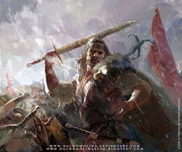 Mercenario de Bosquespeso by Nacho Molina, Fantasy Flight Games©