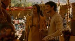 Ellaria y Oberyn en boda de Joffrey HBO