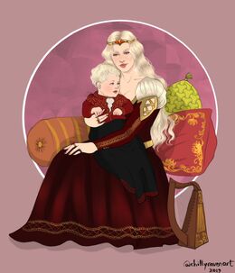 Rhaenys y Aenys by Chillyravenart©