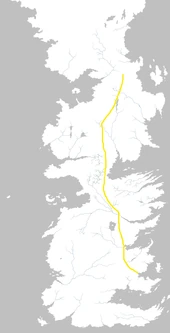 Camino Real en el mapa de Poniente