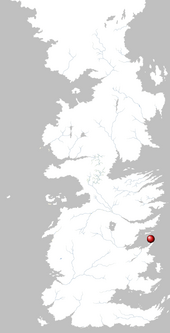 Punta Aguda en el mapa de Poniente