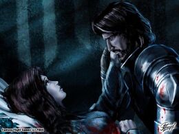 Lyanna y Ned by Amoka, Fantasy Flight Games©