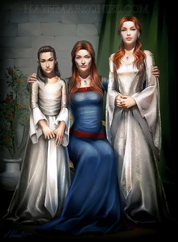 Catelyn, Sansa y Arya by Mathia Arkoniel©