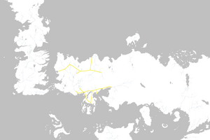 Mapa Carreteras Valyrias