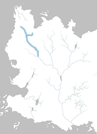 Mapa río Alto Rhoyne