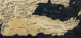 Mapa Dorne