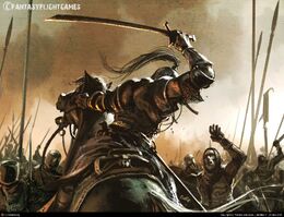 A bloodrider by Tomasz Jedruzek, Fantasy Flight Games©