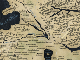 Mapa Tierras de los Ríos