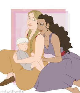 Gaemon con su madre y Sylvenna Arena by Riotarttherite
