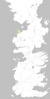 Punta Dragón Marino en el mapa de Poniente