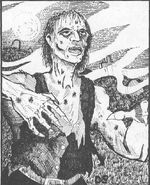 A Zombie in the original D&D Monster Manual (1977)