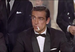 Primera aparición de Connery como  en la película  (1962).