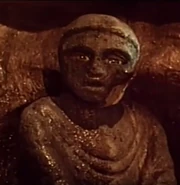 A quasi-sentient statue in the lair of the 