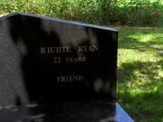 Richie's grave