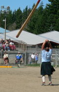 caber toss - Mark Valenti