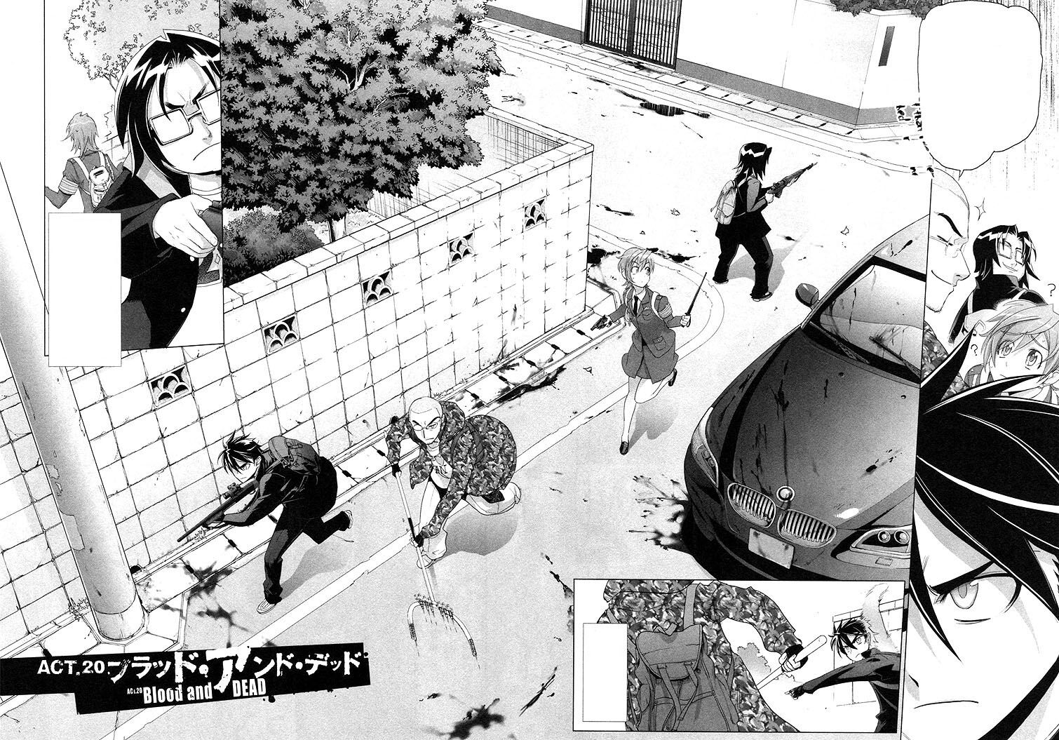 HighSchool of the Dead Anime Manga ACT 30 ENDING by Amanomoon on