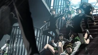 Fujimiacademy6.png (1.51 MB) Fujimi Academy students running and falling down the stairs while fleeing.