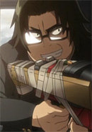 highschool of the dead hirano kohta takagi saya blood megane seifuku, #181756