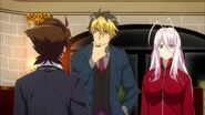 Azazel with Issei and Rossweisse