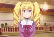 Ravel surprised by the appearance of her brother, Riser