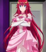 Rias catching the scene between Ise and the girls