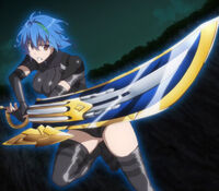 Xenovia and Ex-Durandal in DxD HERO Opening