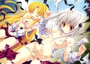 Asia and Koneko stripped by Dress Break