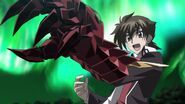 Issei charging dragon shot