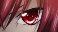 Rias's eyes turns crimson