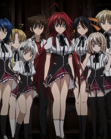 Rias Gremory S Peerage High School Dxd Wiki Fandom She is the president of kuoh academy's occult research club, most of its members. high school dxd wiki