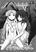 Raynare with Asia in Chapter cover