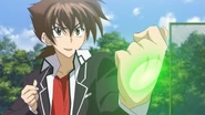 Issei about to use Dress break on humans