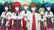 Rias and her Peerage visiting the Gremory Mansion