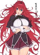 Rias DxD HERO Blu-ray art