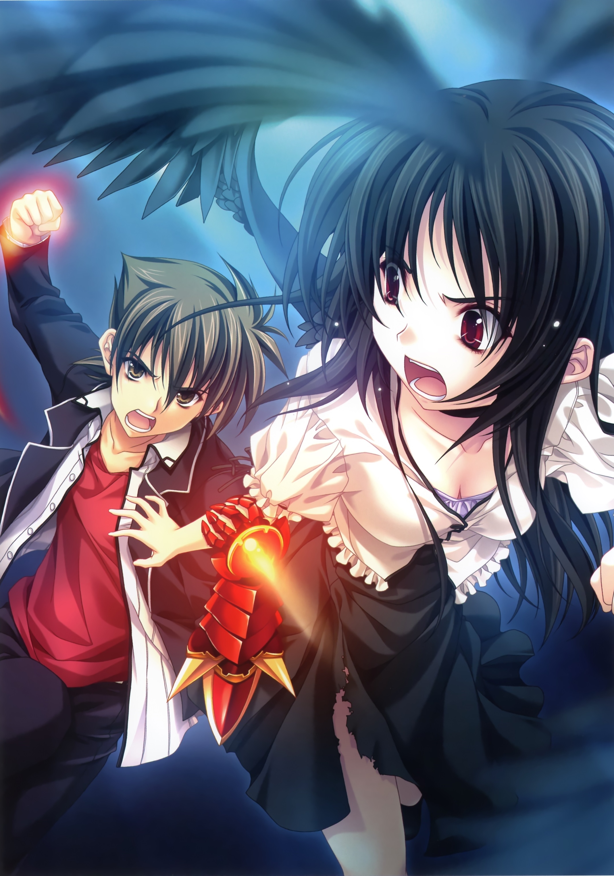 Download Related Wallpapers - Anime Fallen Angel Male PNG Image with No  Background - PNGkey.com