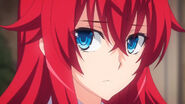 Rias serious look at Issei