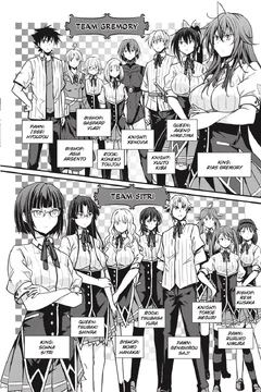Highschool Dxd Issei And Rias Manga