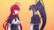 Rias talking to Akeno