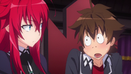 Issei caught by Rias