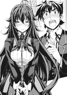 Issei proposals to Rias.