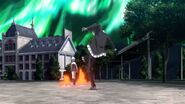 Koneko Just hit by Yubelluna's fire magic