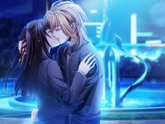 (Shun Route) Shun kisses Saya.