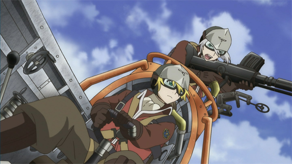 Toaru Hikuushi e no Koiuta Ep. 10: Manly sacrifices… in the sky!