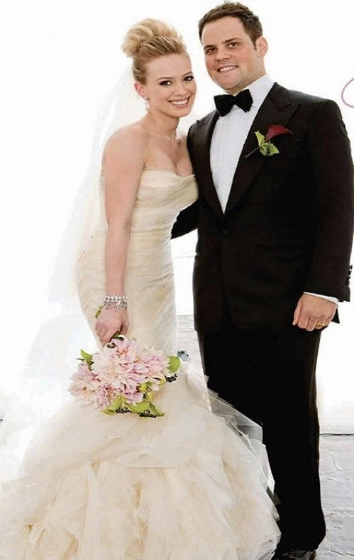 hilary duff wedding dress gold Hilary Duff A Cinderella Story White Dress Formal Prom Dress – Hoprom main image 1