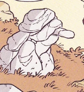 Troll Hilda - is petrified by the sun.