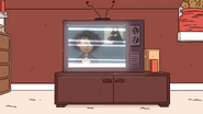 Linn’s first appearance in a broadcast garbled by the storm.