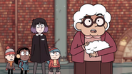 They want to throw Hilda into the juvenile void as a punishment, but Tildy shows up and prevents this.