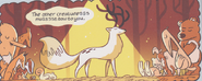 Adult Deer-Fox in "Hilda and Twig: Hide from the Rain".