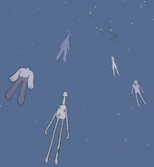 Valfreyja leaving Earh, along other giants.
